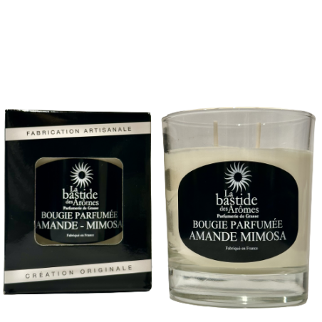 Bougie Parfumée 220g - Amande - Mimosa